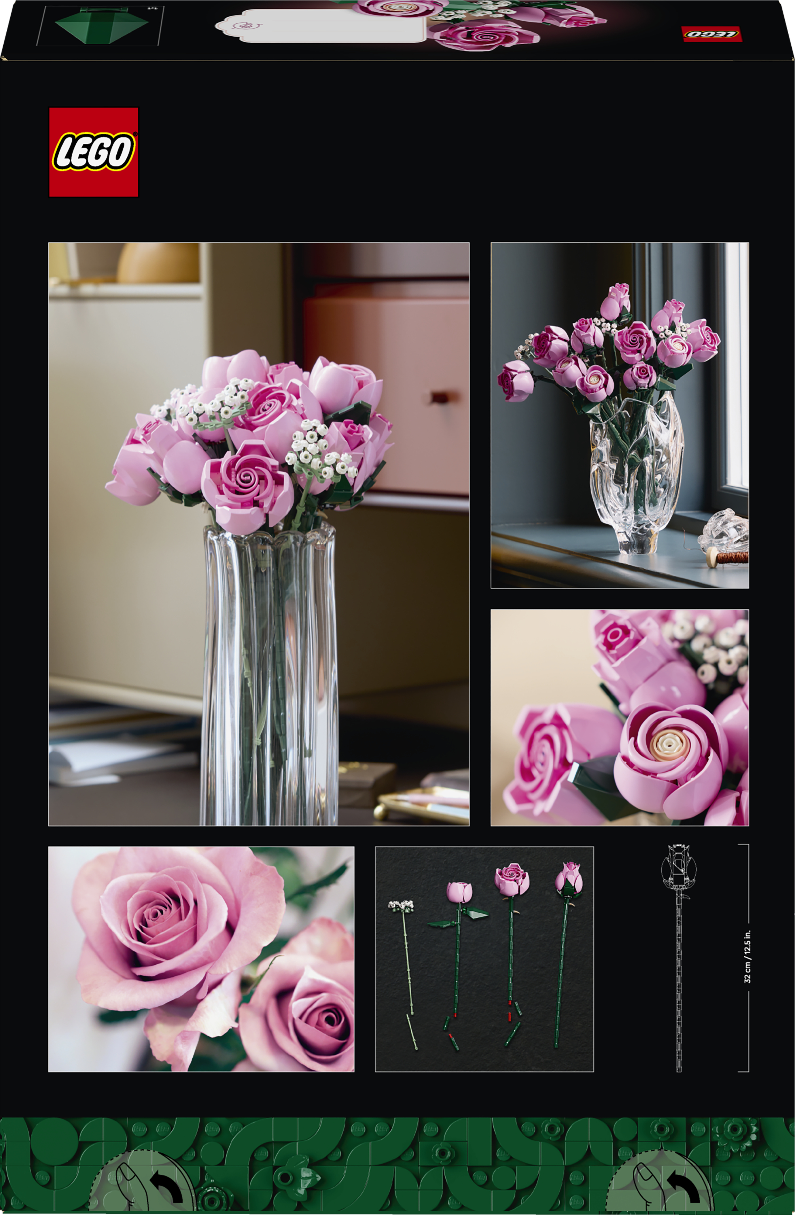 LEGO 10374 Botanicals Букет розовых роз фото 12