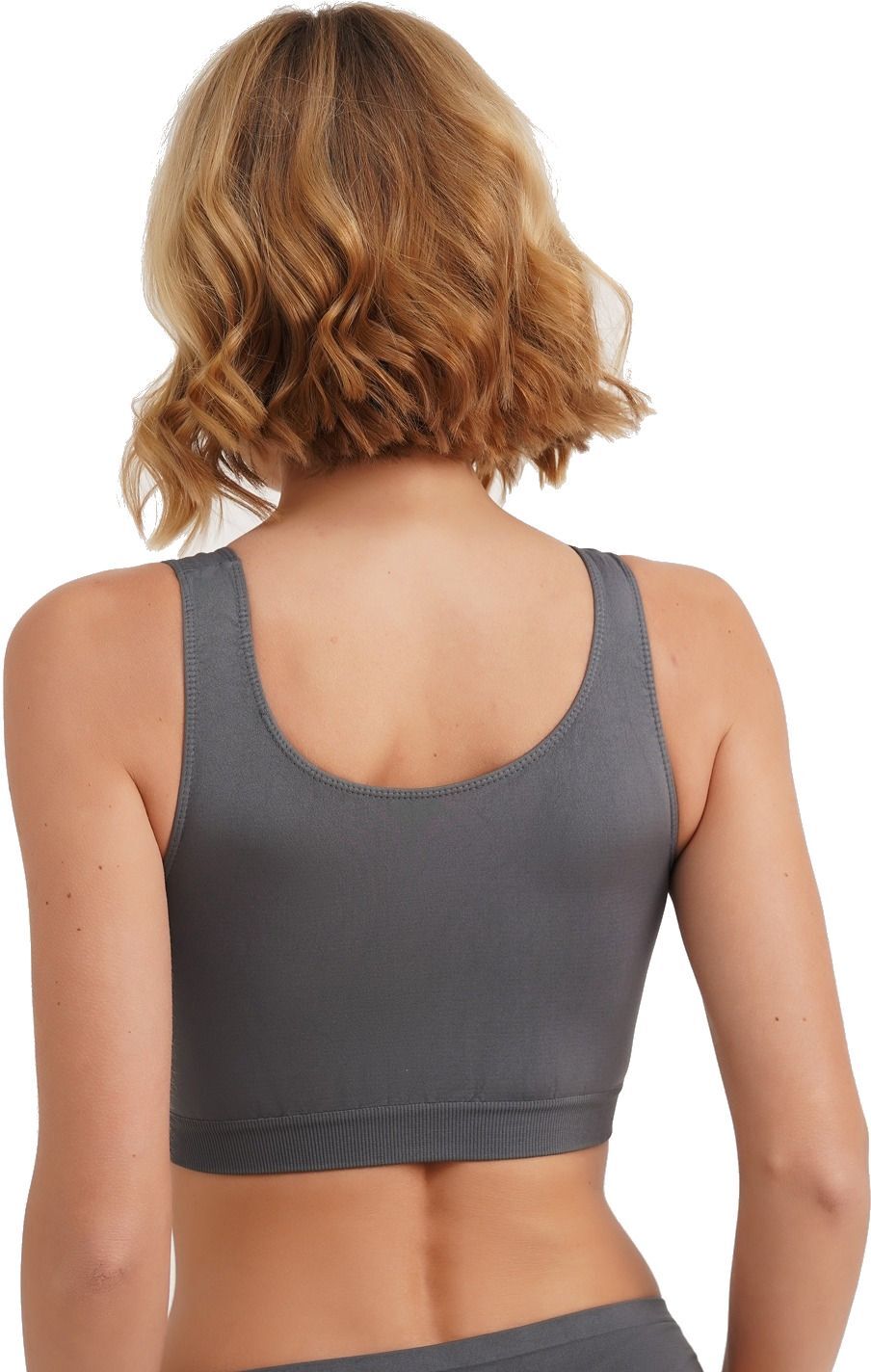 Топ безшовний Giulia 6956 Tank Top L/XL сірийфото2