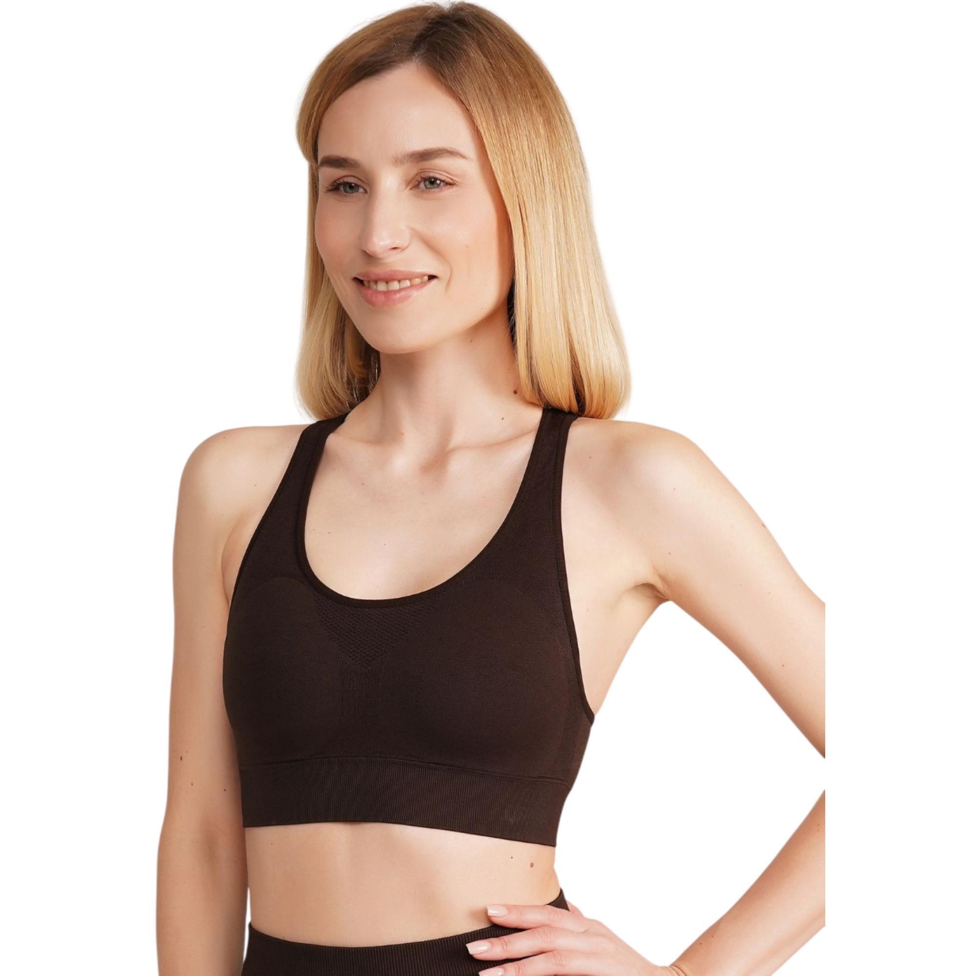 Спортивний топ Giulia 7552 Top Energy 02 S/M шоколаднийфото3