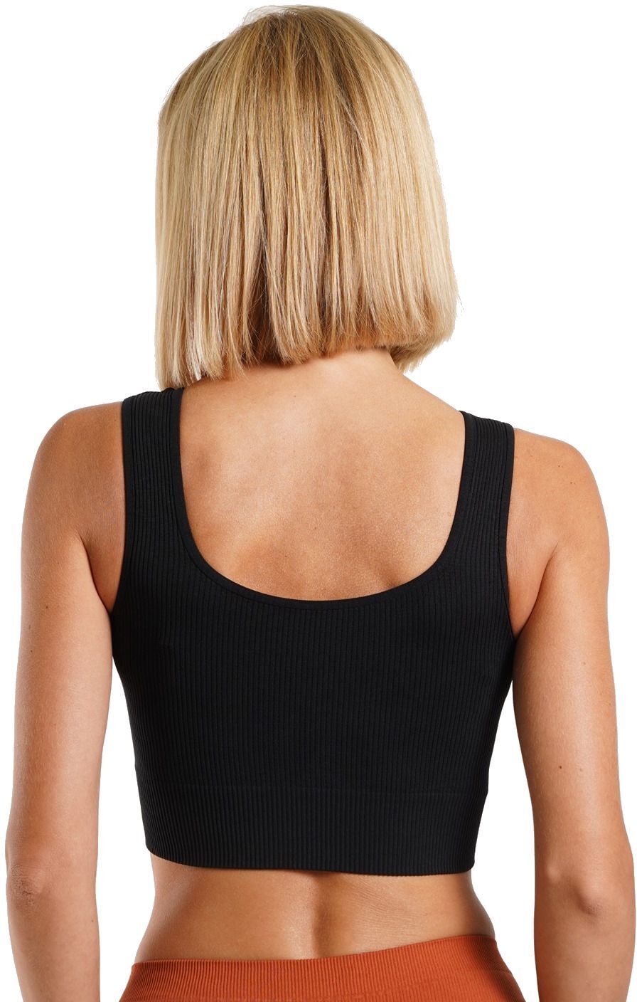 Топ безшовний Giulia 7148 Top Rib L/XL чорнийфото2