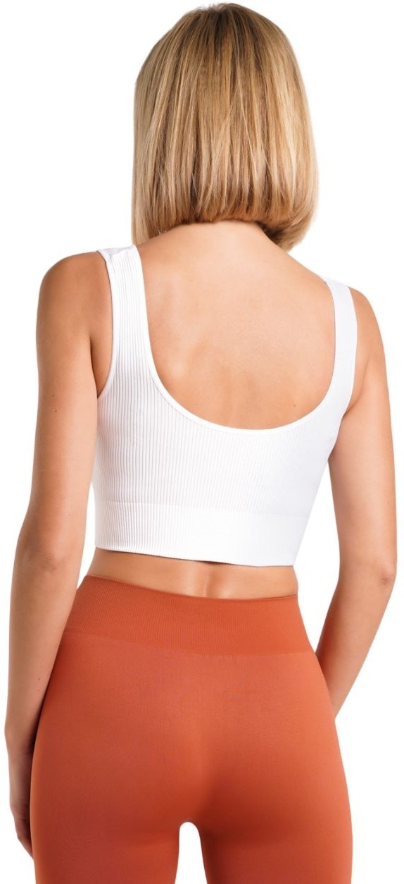 Топ безшовний Giulia 7148 Top Rib L/XL білийфото2