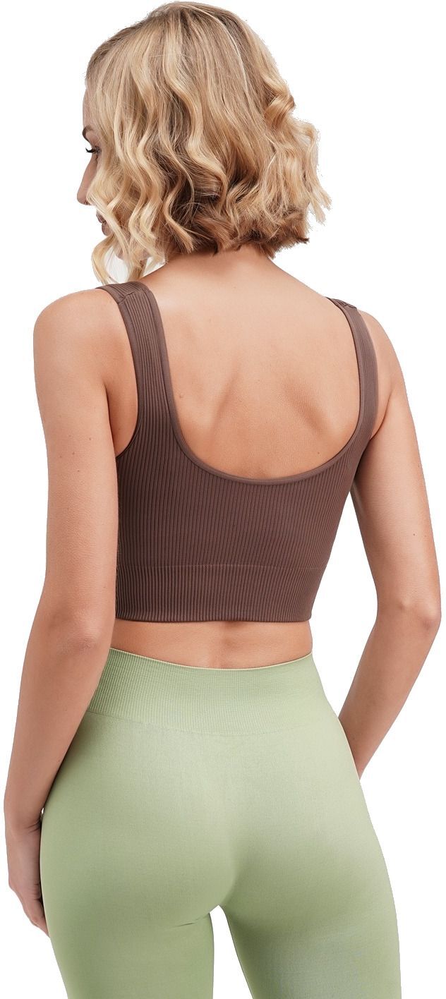 Топ безшовний Giulia 7148 Top Rib S/M коричневийфото2