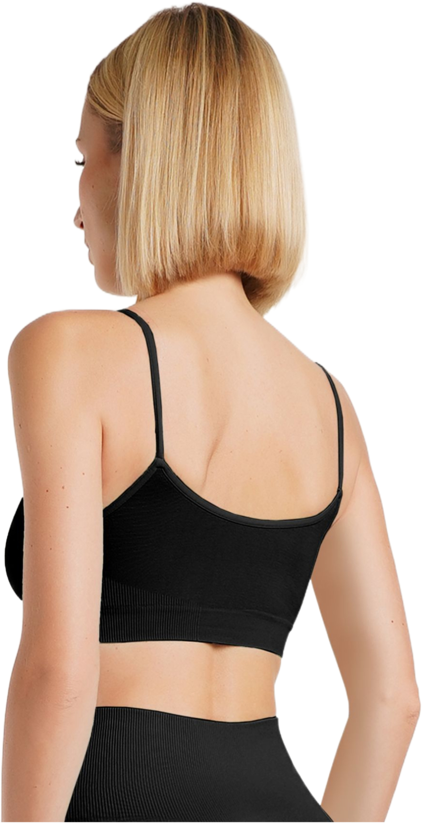 Топ-бра безшовний Giulia 6952 Cami Top L/XL чорнийфото2