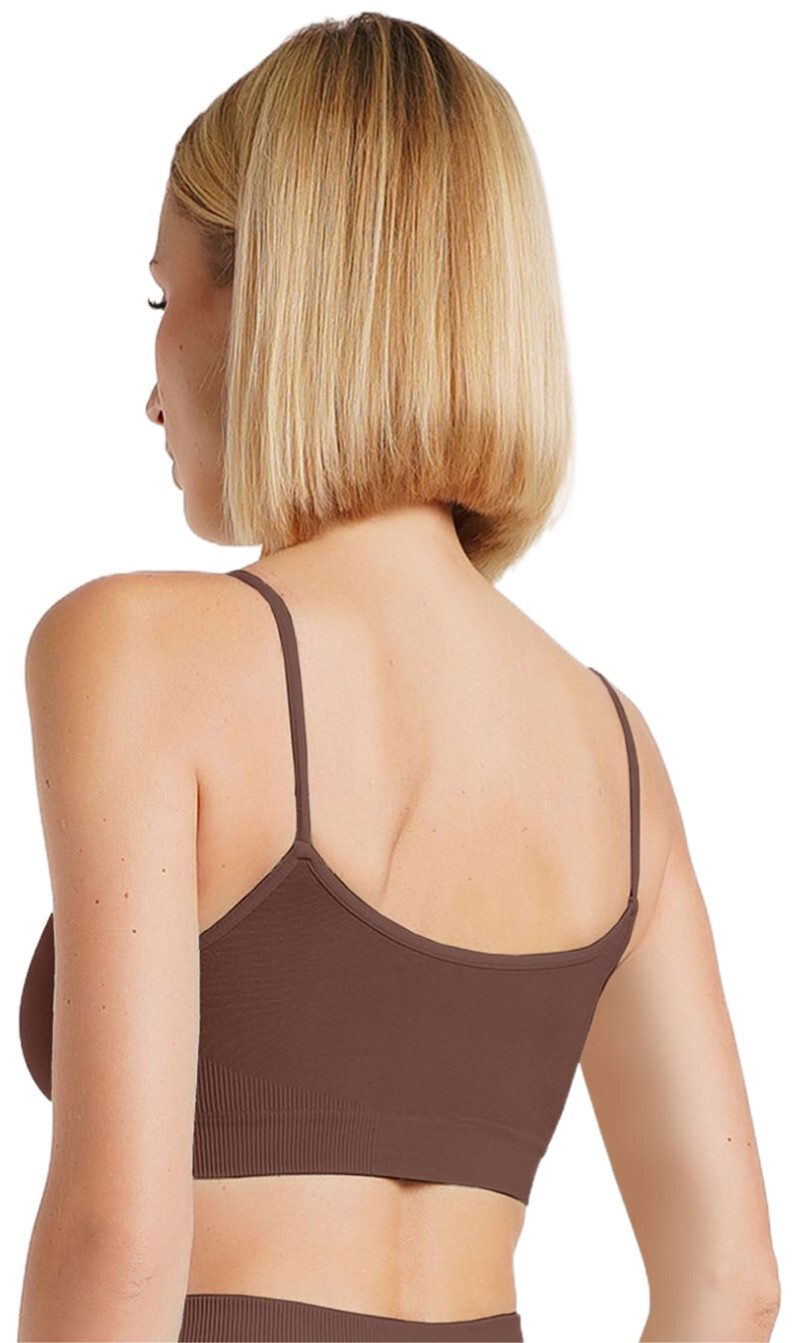 Топ-бра безшовний Giulia 6952 Cami Top L/XL коричневийфото2