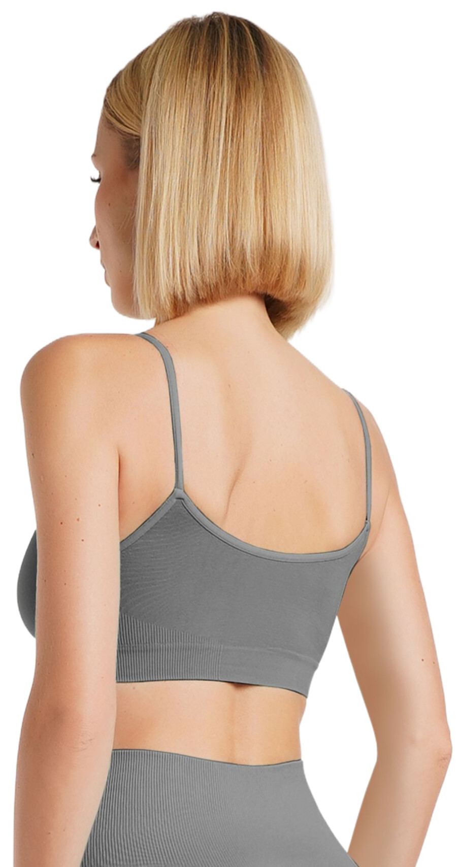 Топ-бра безшовний Giulia 6952 Cami Top L/XL сірийфото2