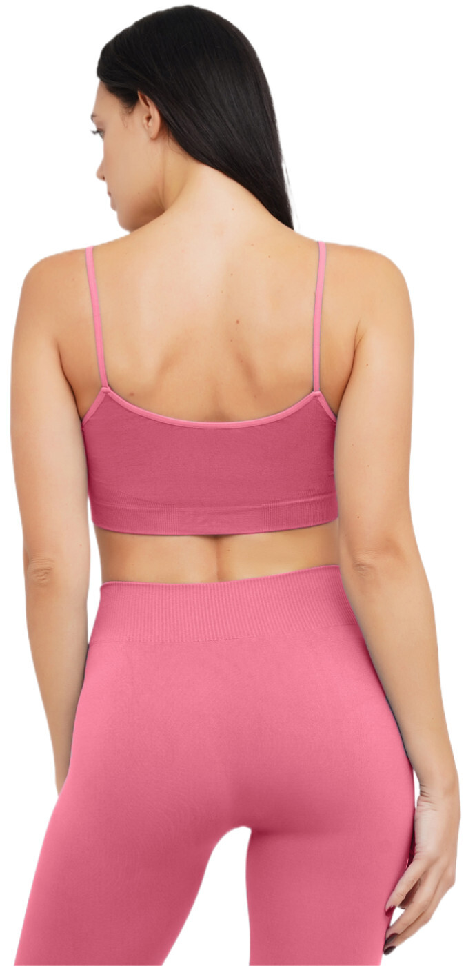 Топ-бра безшовний Giulia 6952 Cami Top L/XL яскраво-рожевийфото4