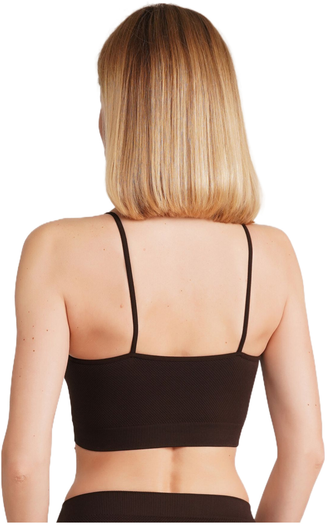 Топ-бра безшовний Giulia 7538 CAMI TOP GRAIN S/M шоколаднийфото2