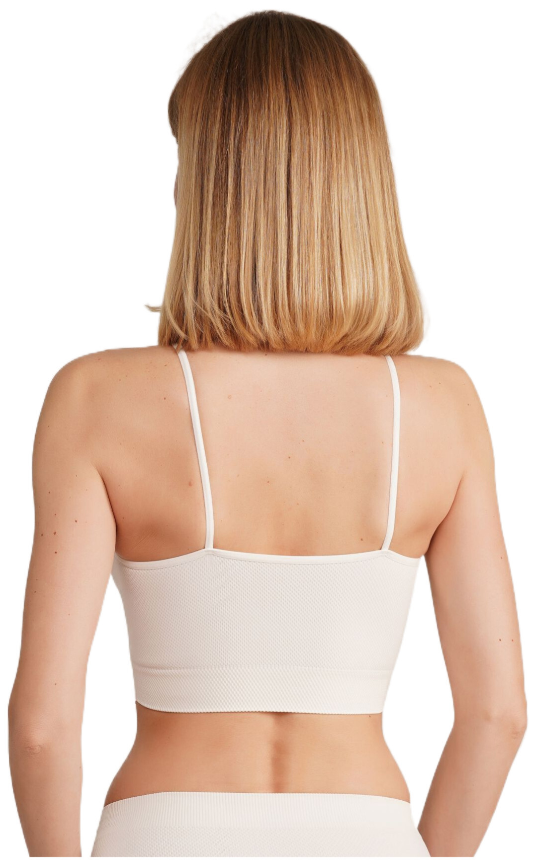 Топ-бра безшовний Giulia 7538 Cami Top Grain S/M ванільнийфото2