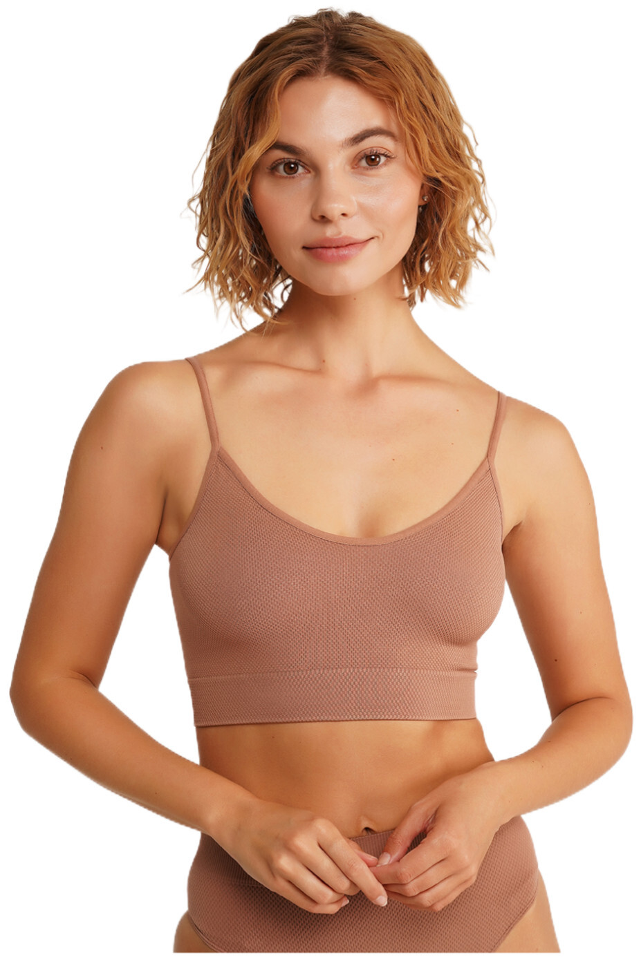 Топ-бра безшовний Giulia 7538 Cami Top Grain S/M моккофото3