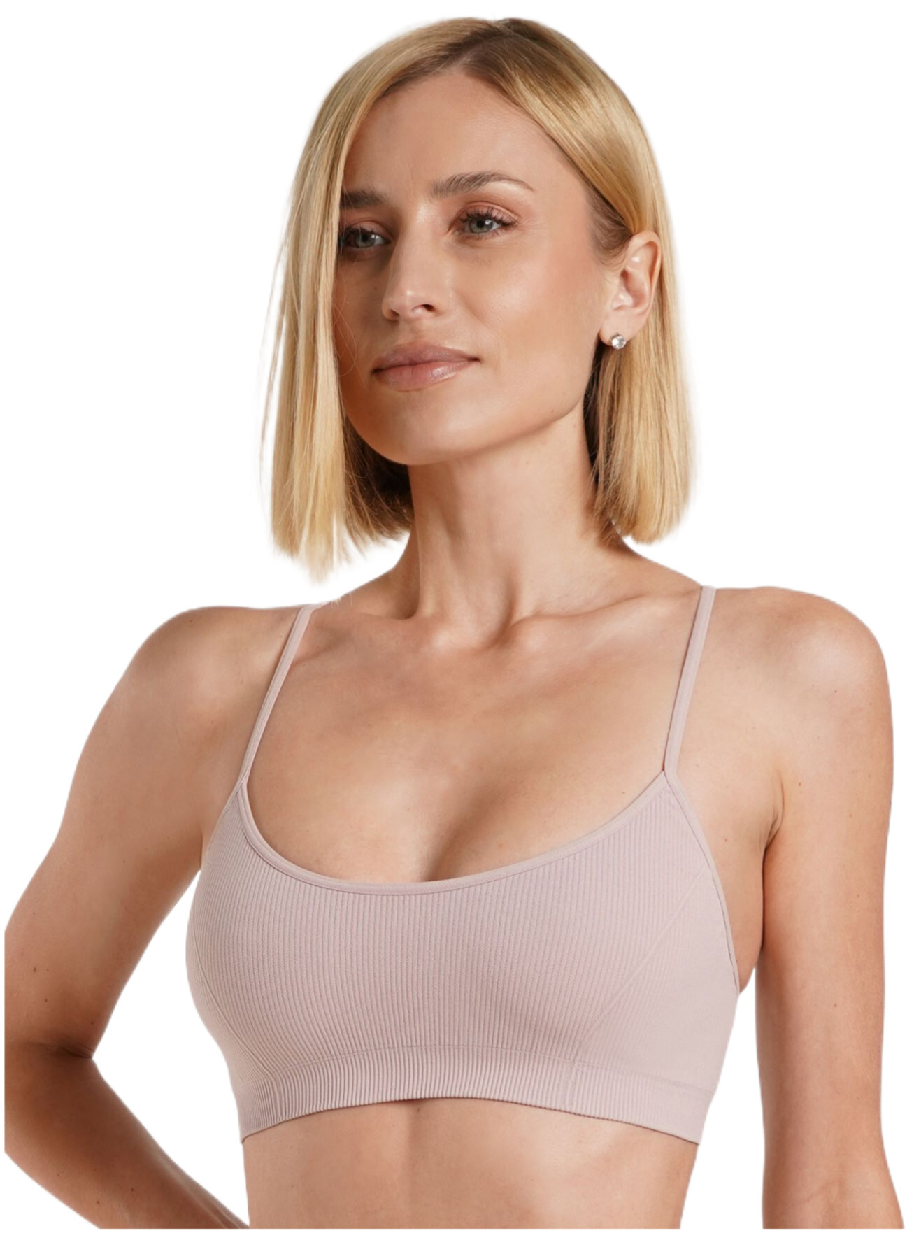 Топ-бра в рубчик Giulia 7120 Cami Top Rib L/XL лиловый фото 4