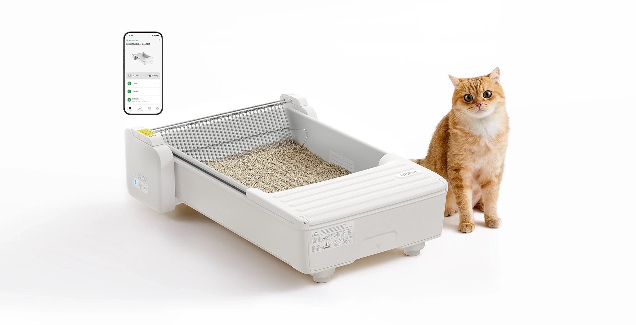 Умный самоочищающийся туалет для кошек UBPet (UCAT_C30) фото 4