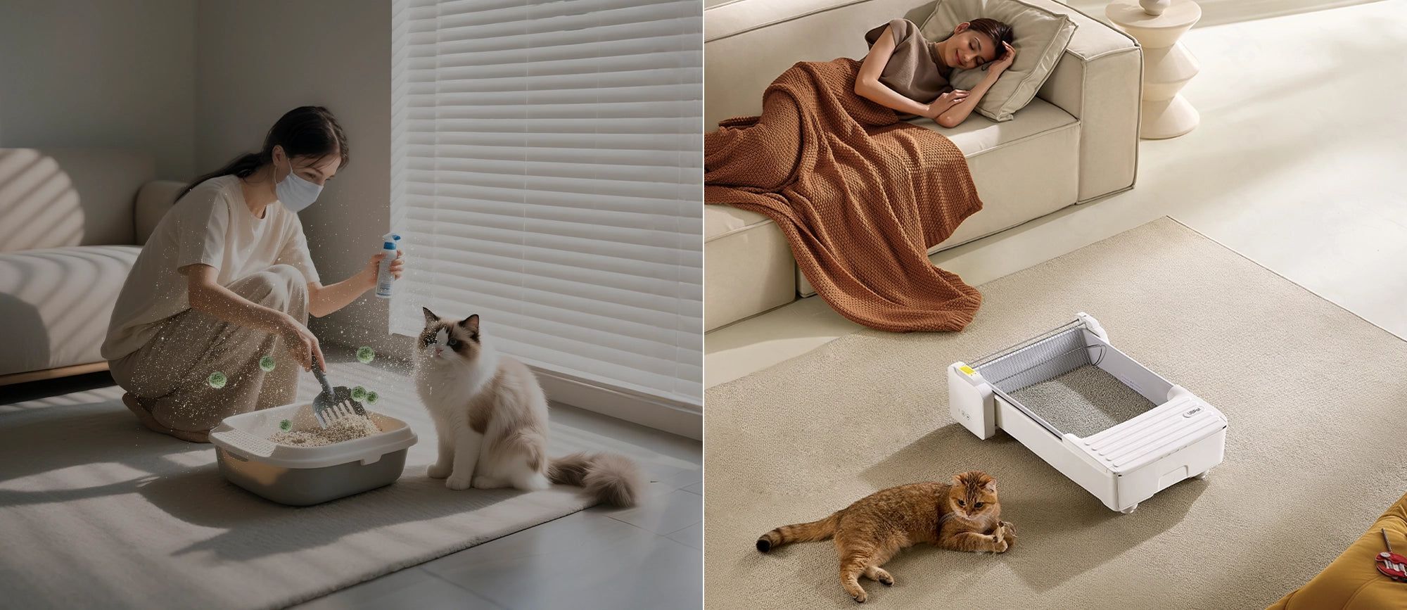 Умный самоочищающийся туалет для кошек UBPet (UCAT_C30) фото 12