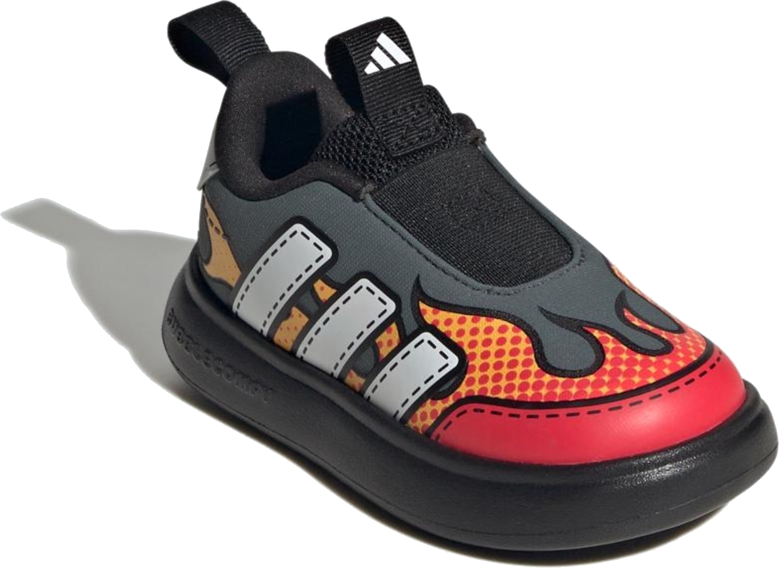 Слипоны детские Adidas Bubblecomic I HP3642 26 (8.5K UK) серые фото 6