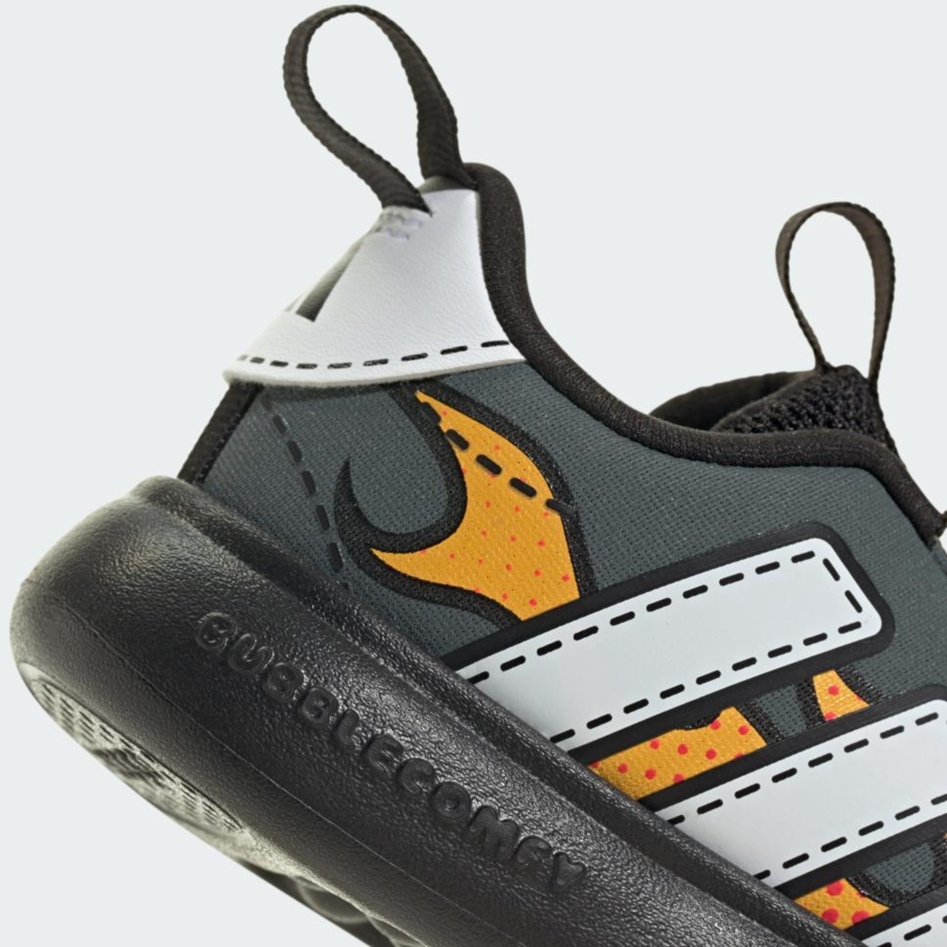 Слипоны детские Adidas Bubblecomic I HP3642 26 (8.5K UK) серые фото 8