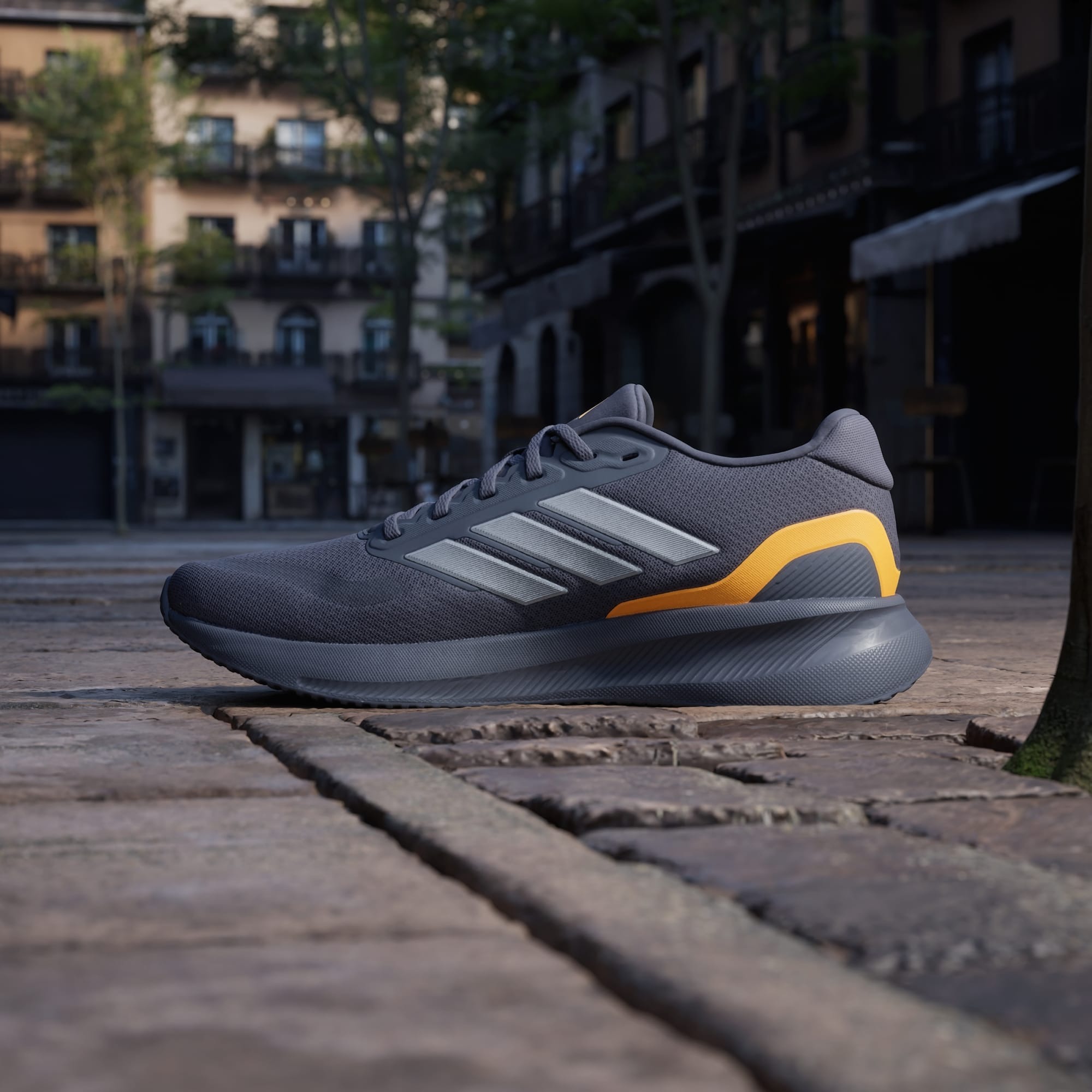 Кроссовки мужские Adidas Runfalcon 5 JQ6979 46 (11 UK) темно-синие фото 