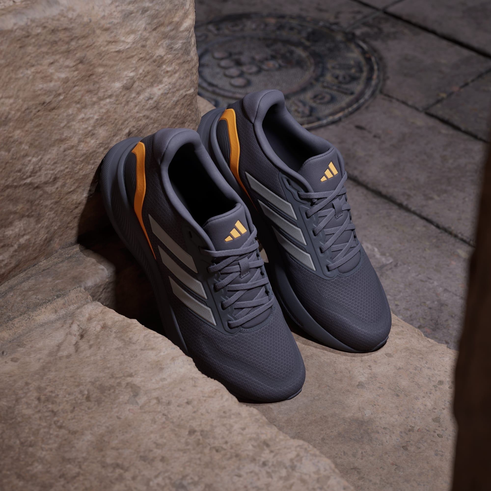 Кроссовки мужские Adidas Runfalcon 5 JQ6979 44 (9.5 UK) темно-синие фото 