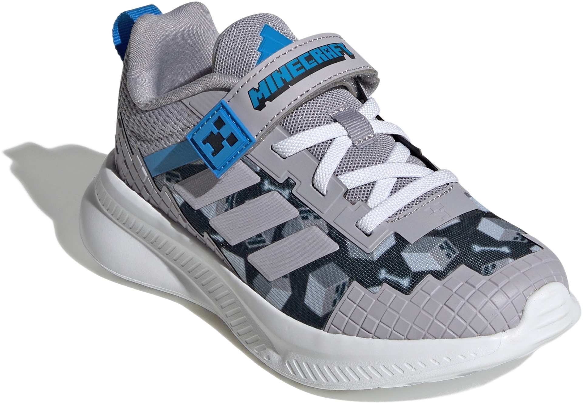Кроссовки детские Adidas Minecraft Fortarun El C JR1945 33 (1 UK) серые фото 