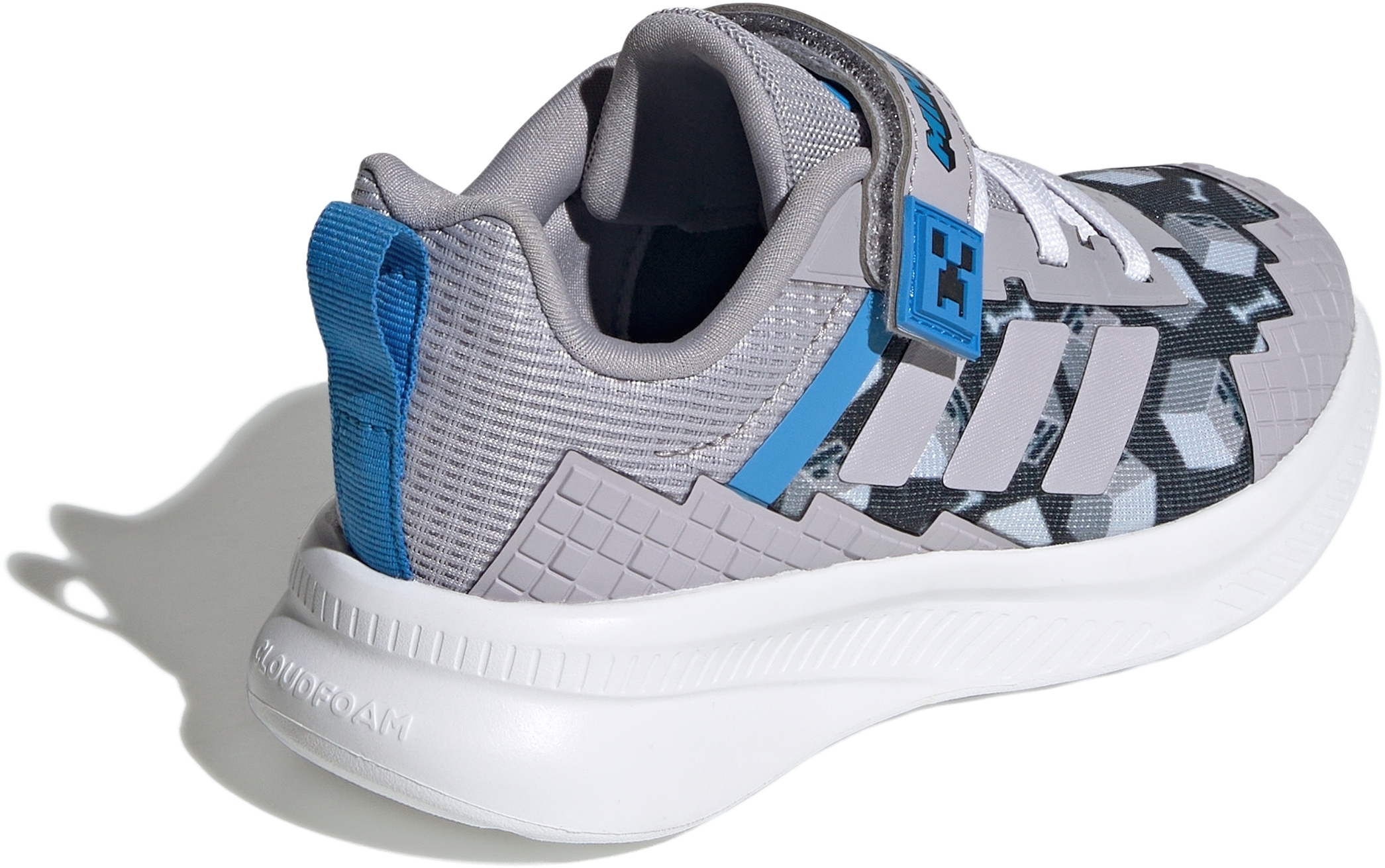Кроссовки детские Adidas Minecraft Fortarun El C JR1945 33 (1 UK) серые фото 