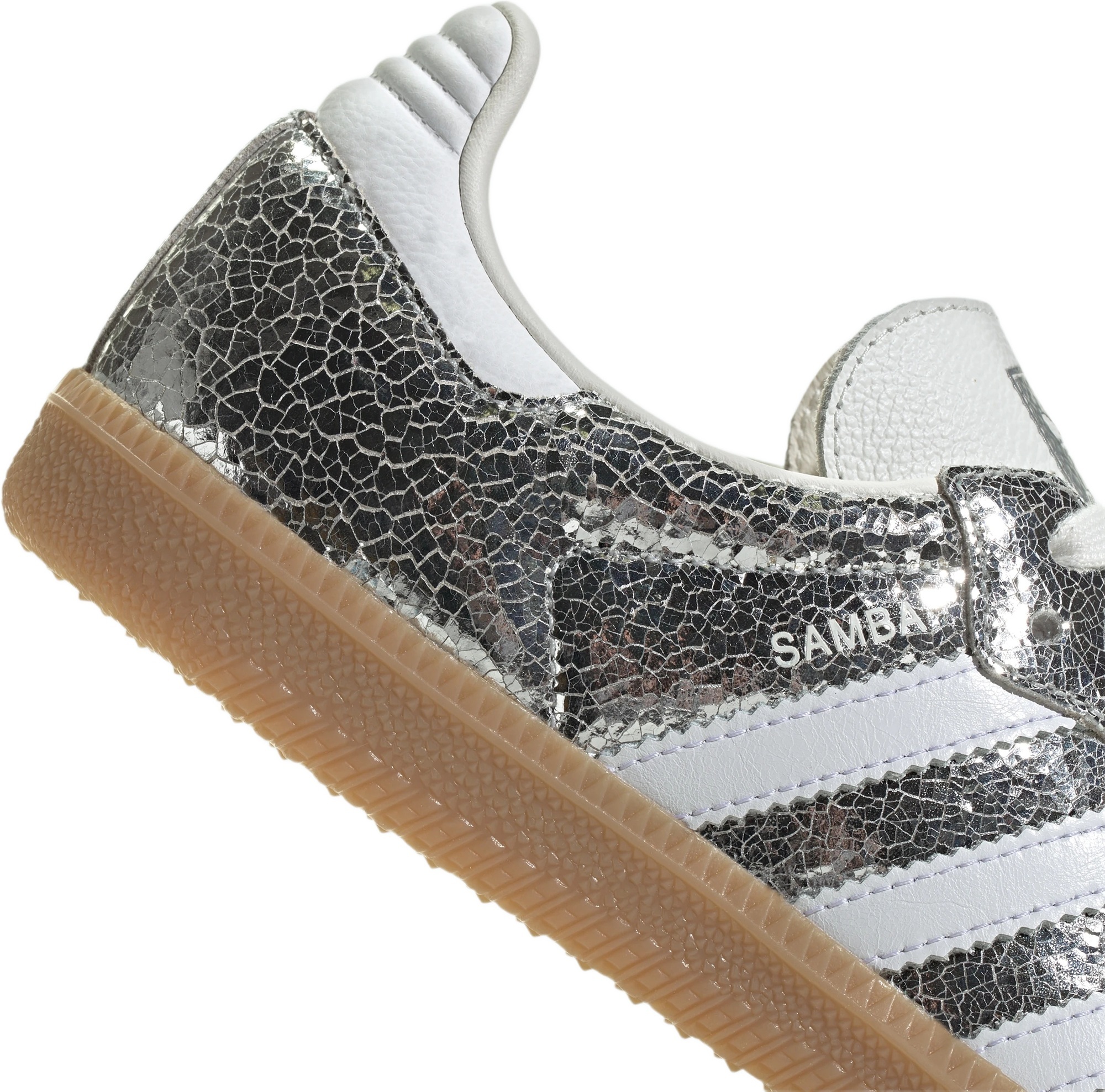 Кеды женские Adidas Samba Og W JR0035 40 2/3 (7 UK) серебристые фото 