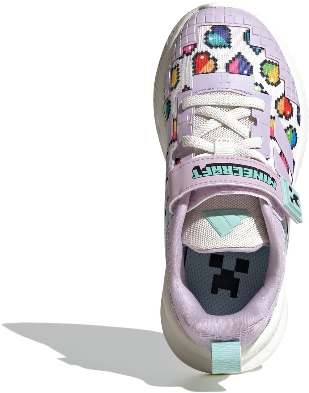Кроссовки для девочек Adidas Minecraft Fortarun 4.0 Shoes Children C JR1950 33 (1 UK) лавандовые фото 5