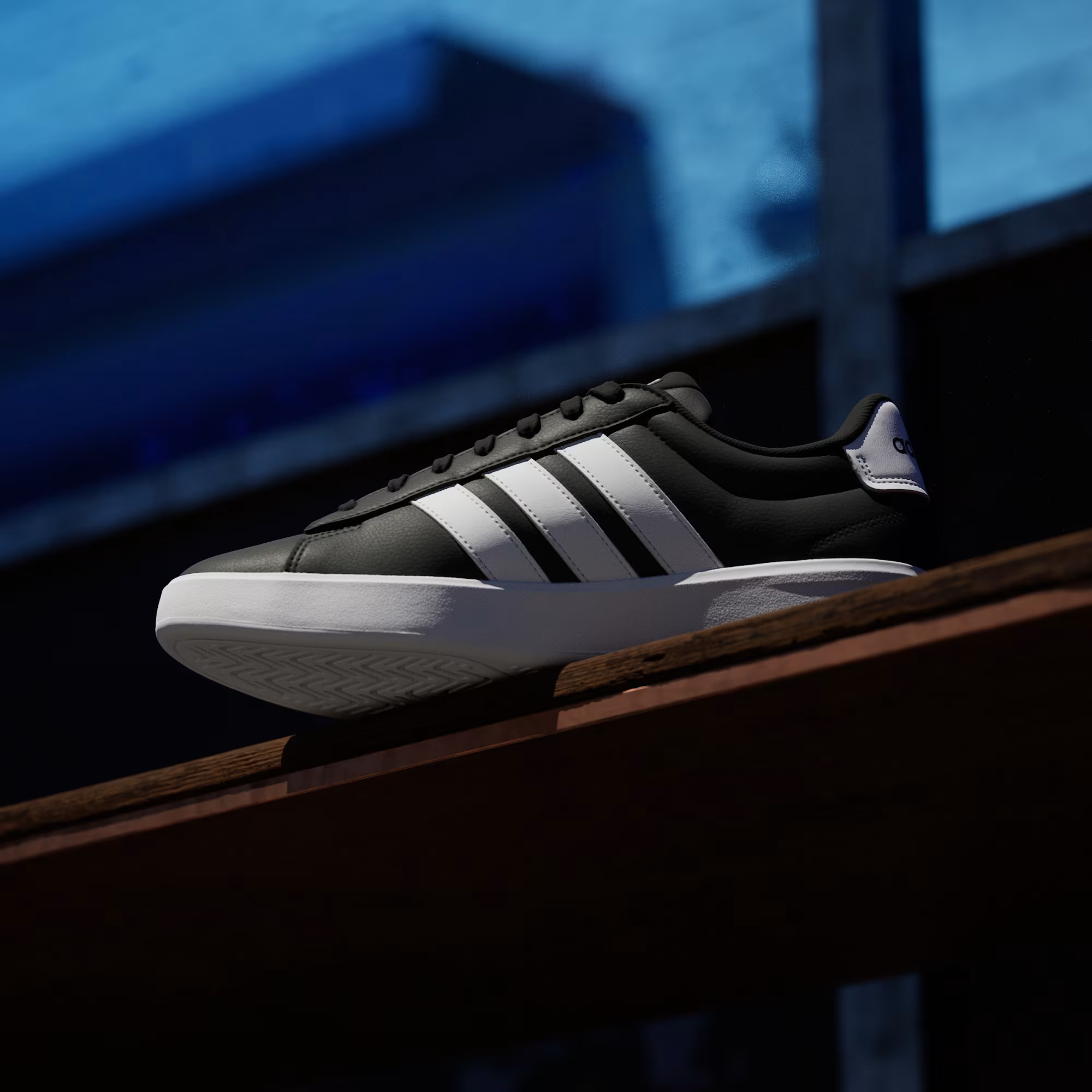 Кеды мужские Adidas Grand Court 3.0 IH1473 46 (11 UK) черные фото 11