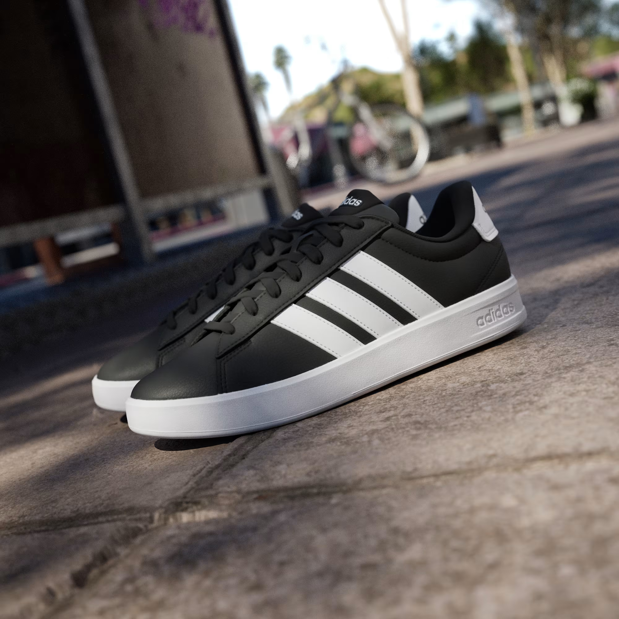 Кеды мужские Adidas Grand Court 3.0 IH1473 46 (11 UK) черные фото 13