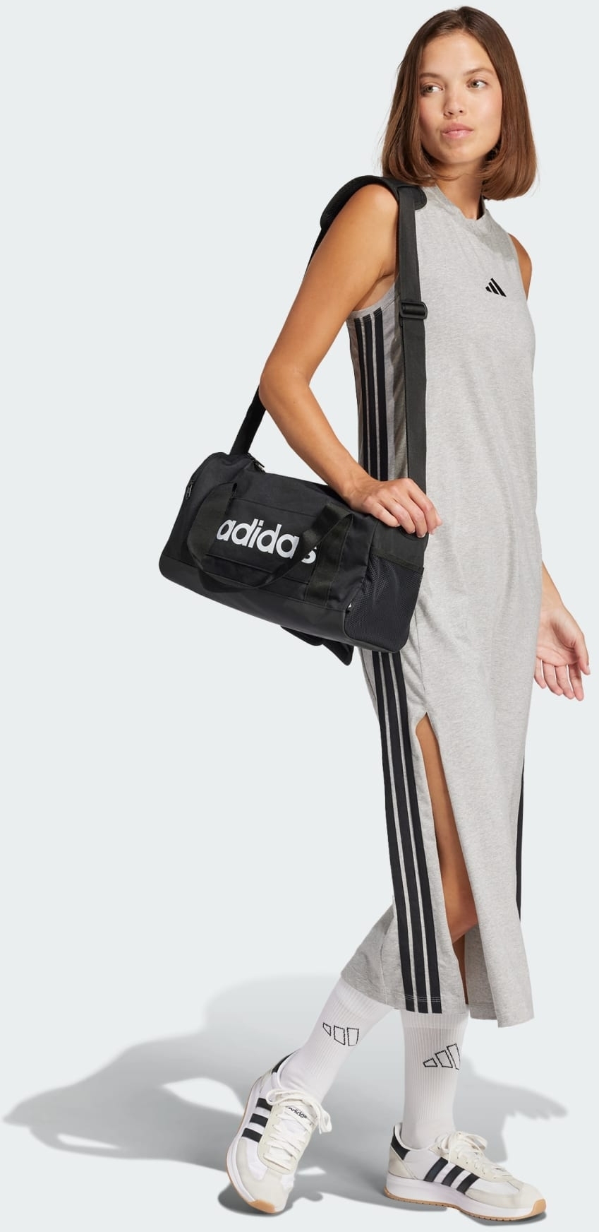 Сумка Adidas Linear Duffel XS JE8347 NS черная фото 6