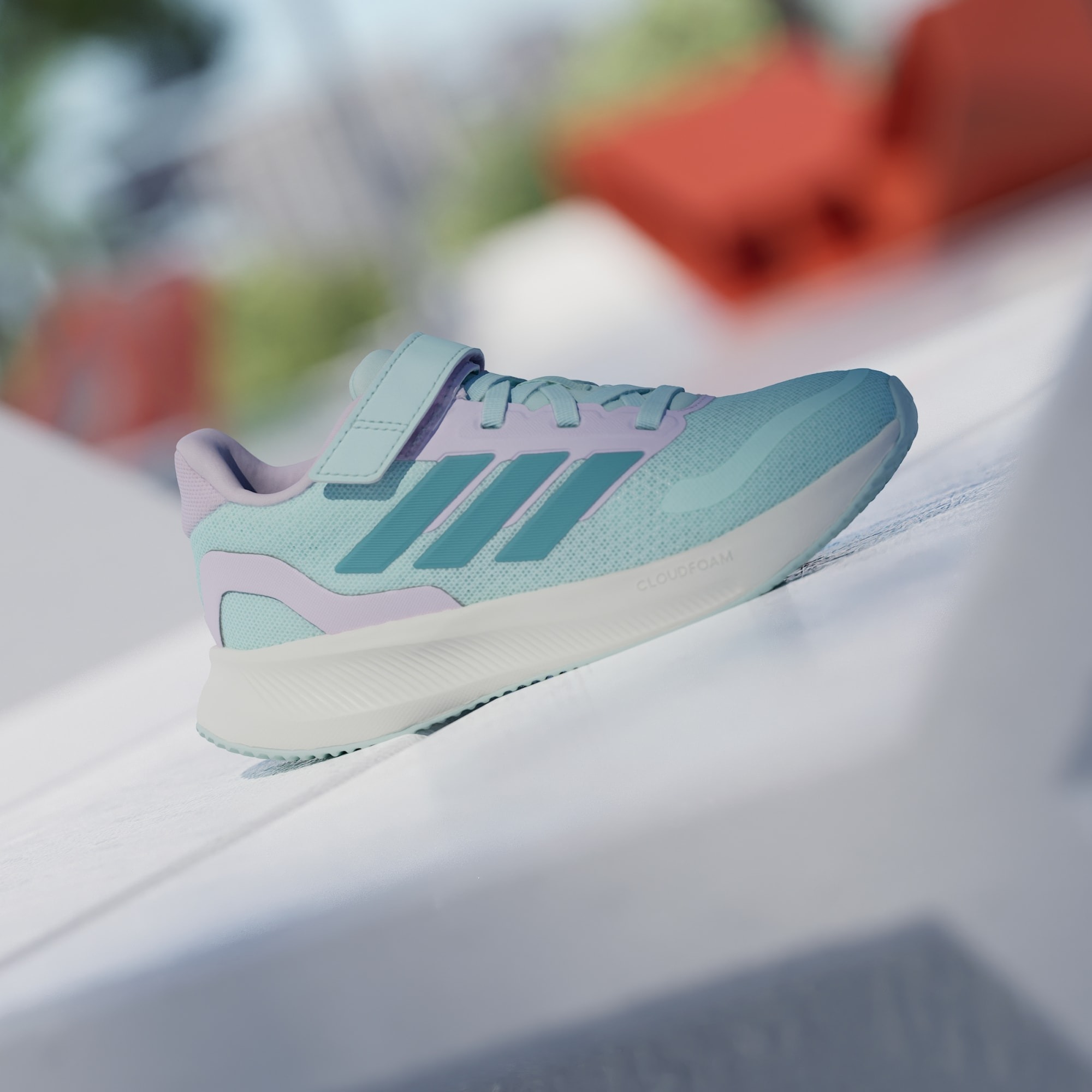 Кроссовки детские для девочек Adidas Runfalcon 5 El C JP9403 31 (12.5K UK) мятные фото 