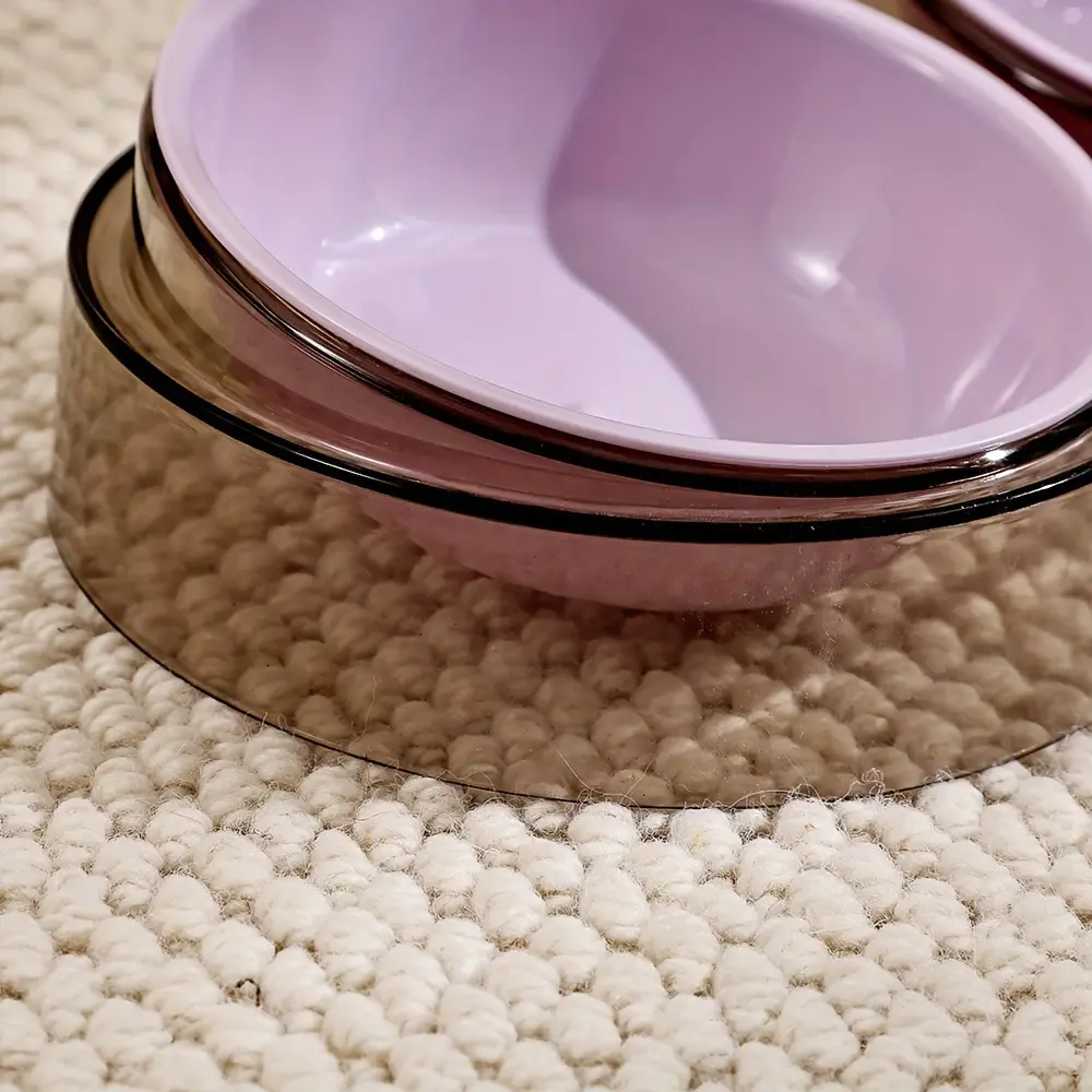 Кормушка Me&Pet двойная цветная (Фиолетовая) фото 2