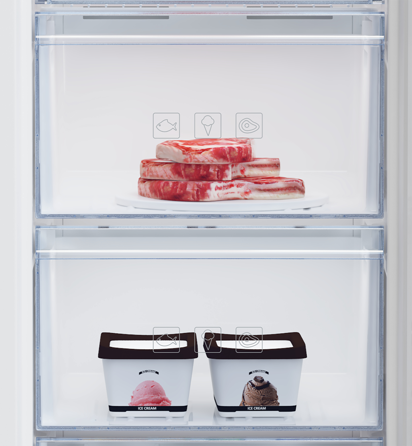 Морозильная камера Beko RFNM200T40WN фото 4