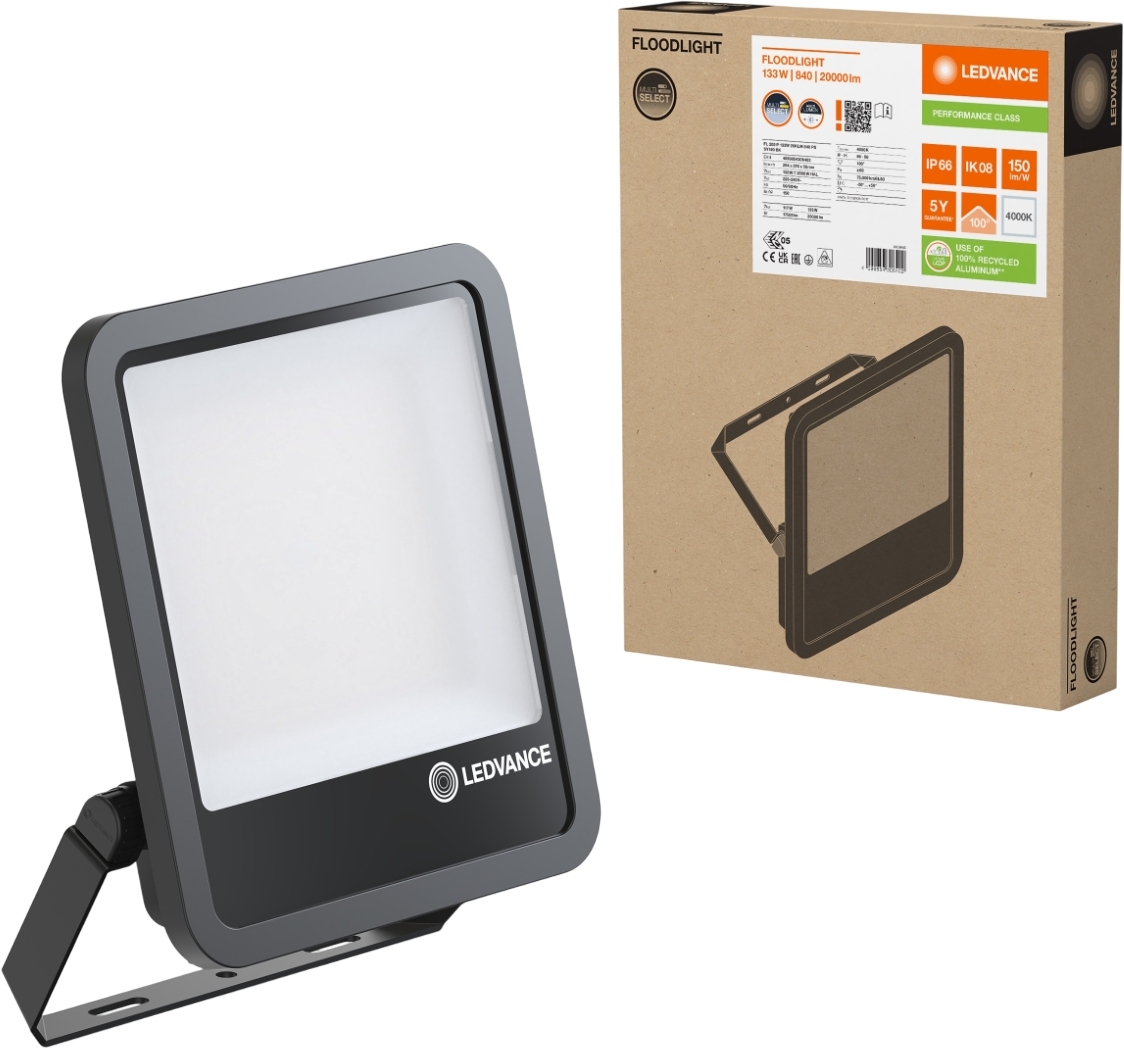 Прожектор Ledvance Floodlight 133 Вт, 20000 Лм, 4000 K, черный (4099854306402) фото 3