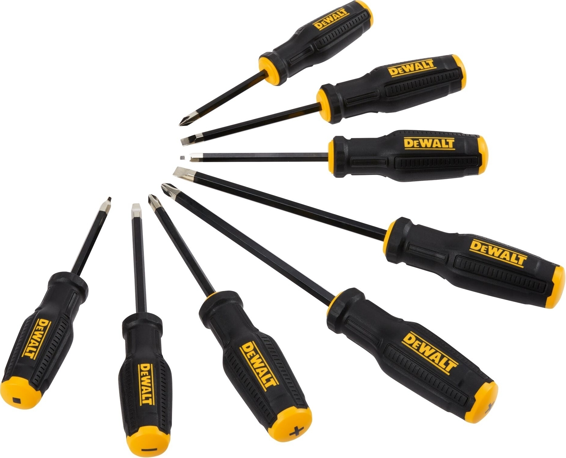 Отвертки DeWALT TOUGHSERIES MAX FIT, SL, PH, SQ, набор 8шт (DWHT65102-0) фото 2