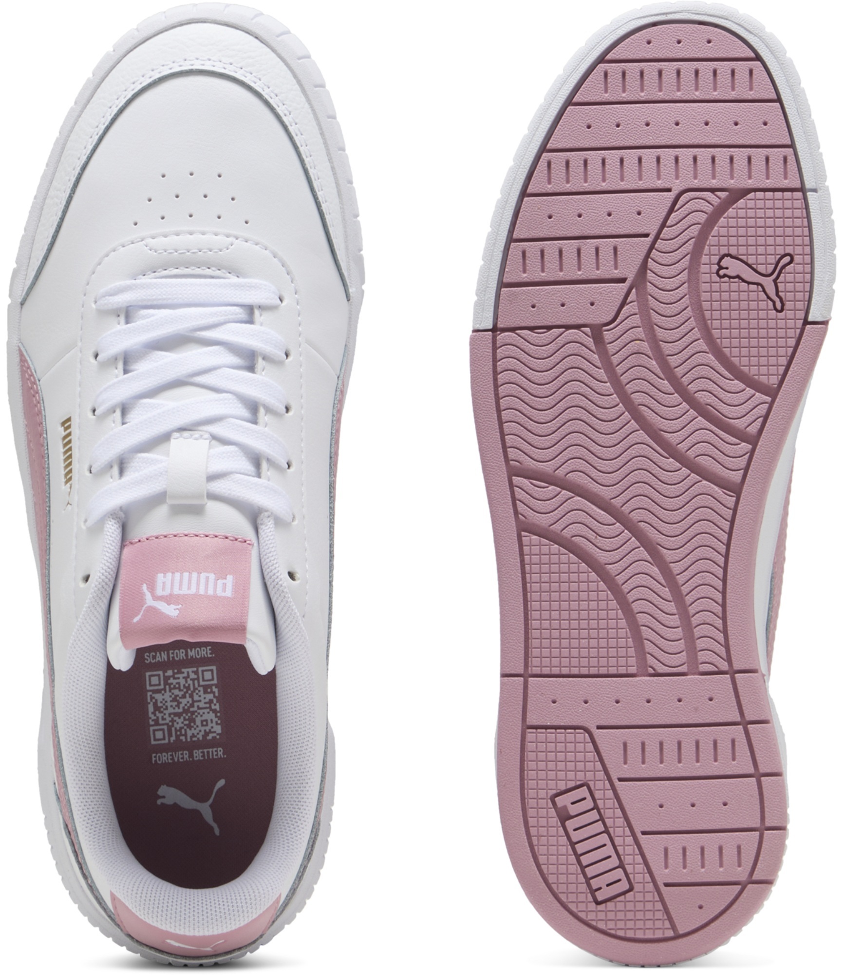 Кеды женские Puma Carina Mia 402637-04 35.5 (3 UK) белые фото 4