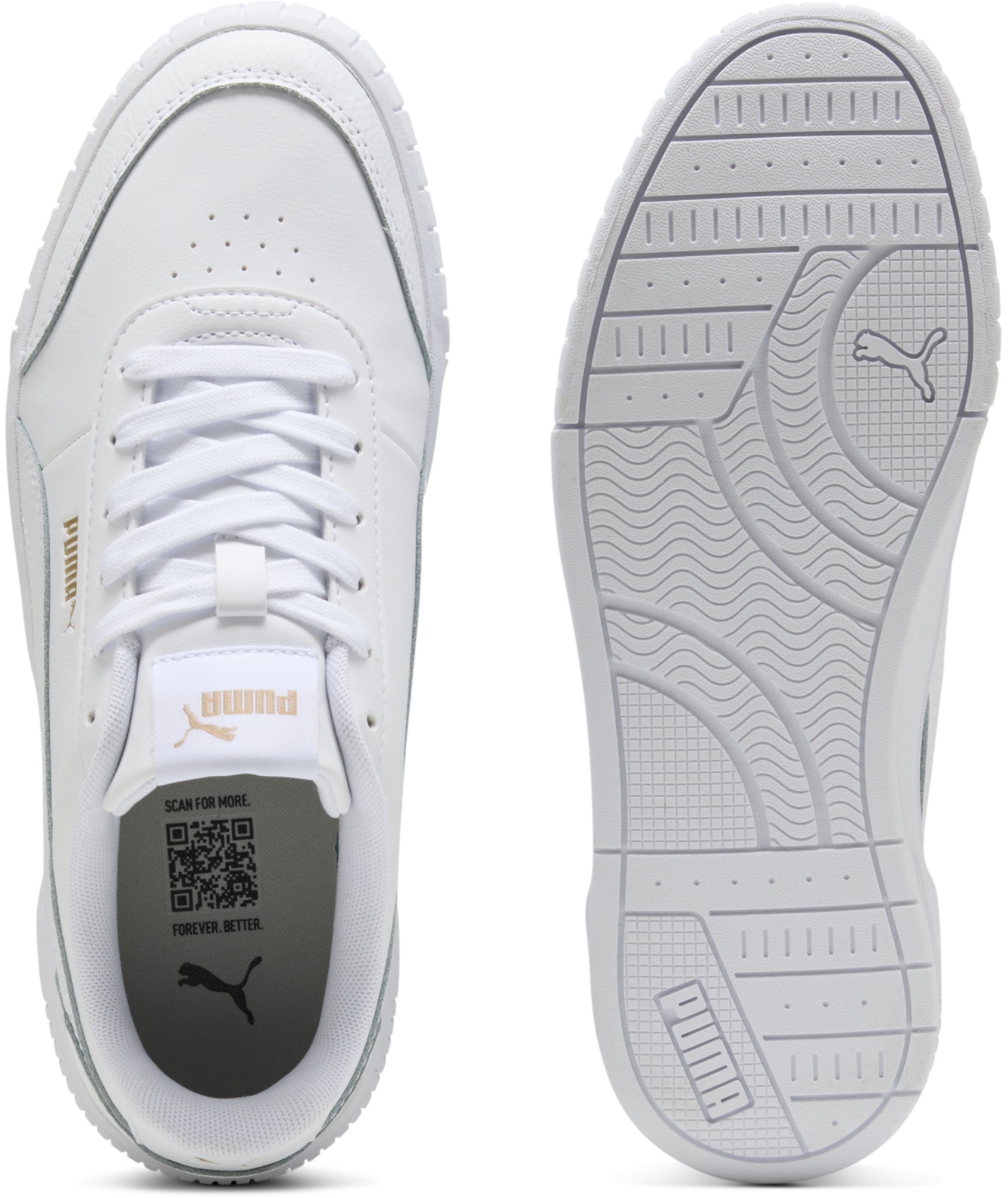 Кеды женские Puma Carina Mia 402637-06 35.5 (3 UK) белые фото 4