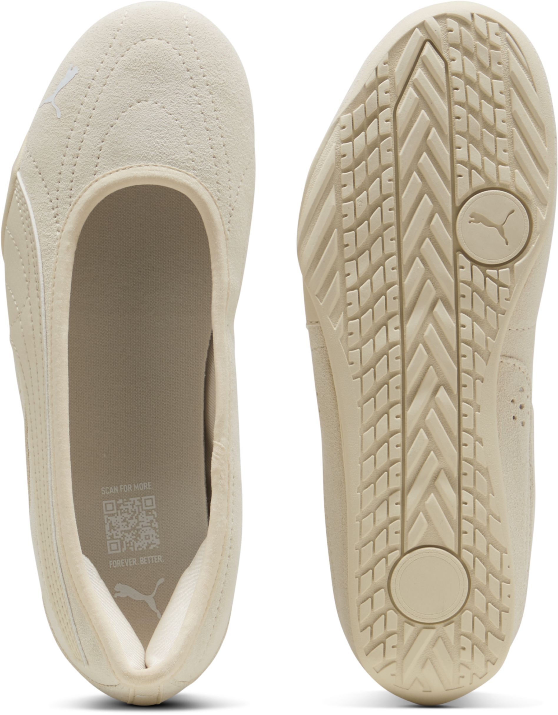 Балетки женские Puma Catch Soleil Ballerina SD 406310-02 36 (3.5 UK) белые фото 