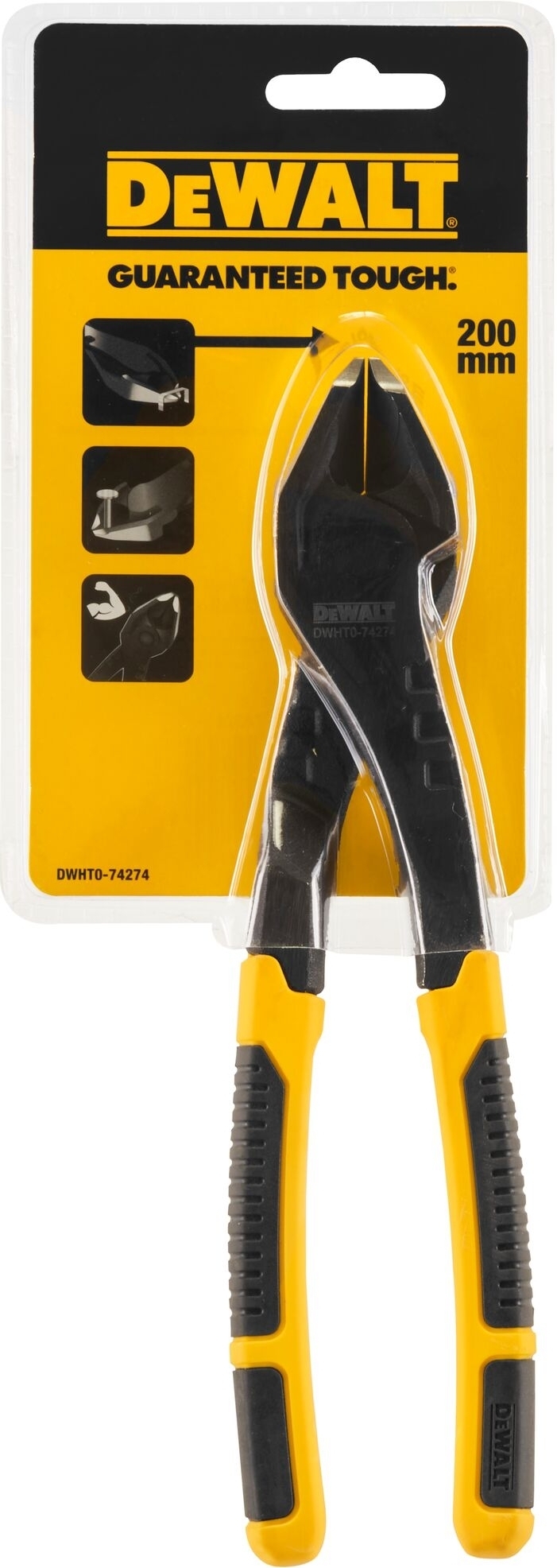Кусачки диагональные DeWALT DEMOLITION 200 мм (DWHT0-74274) фото 3