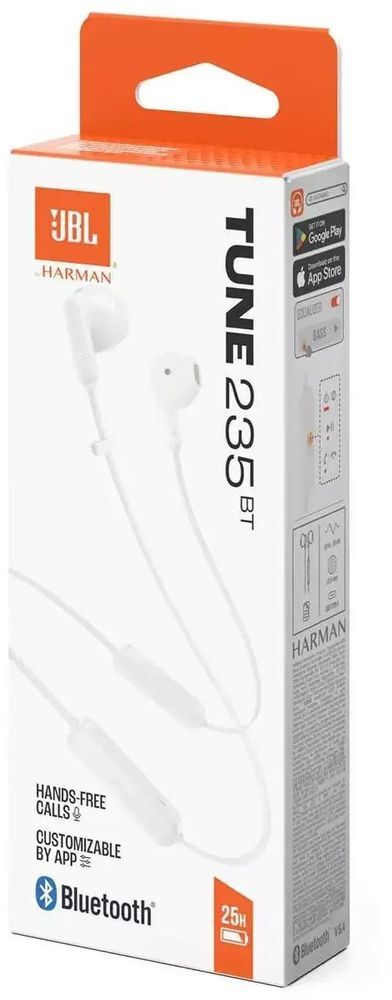Наушники JBL Tune 235BT White (JBLT235BTWHT) фото 