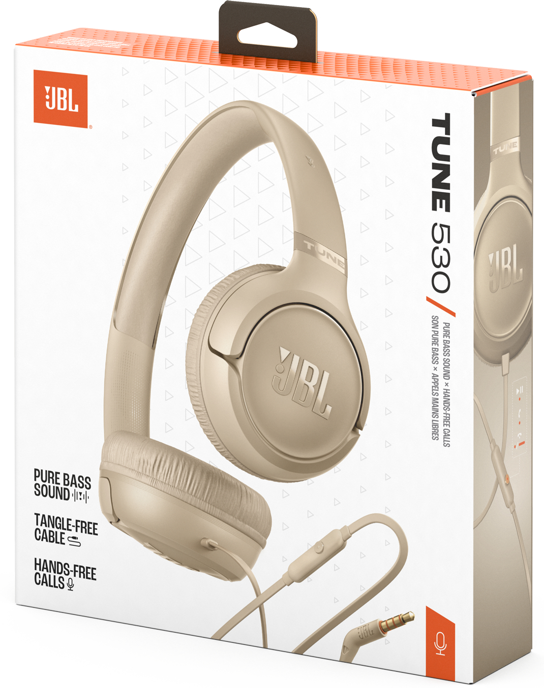 Наушники JBL Tune 530 Beige (JBLT530BEG) фото 