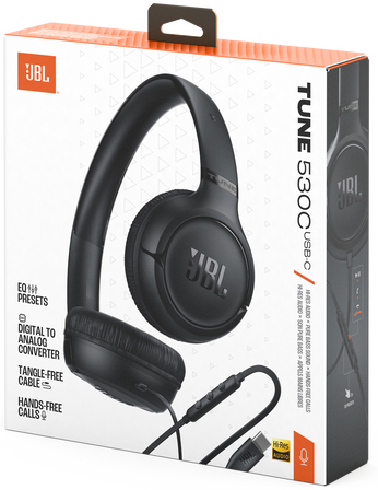 Навушники JBL Tune 530C Black (JBLT530CBLK)фото