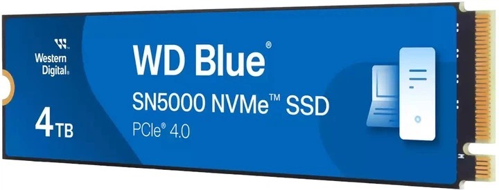 Накопичувач SSD WD M.2 4TB PCIe 4.0 Blue SN5000 (WDS400T4B0E)фото2