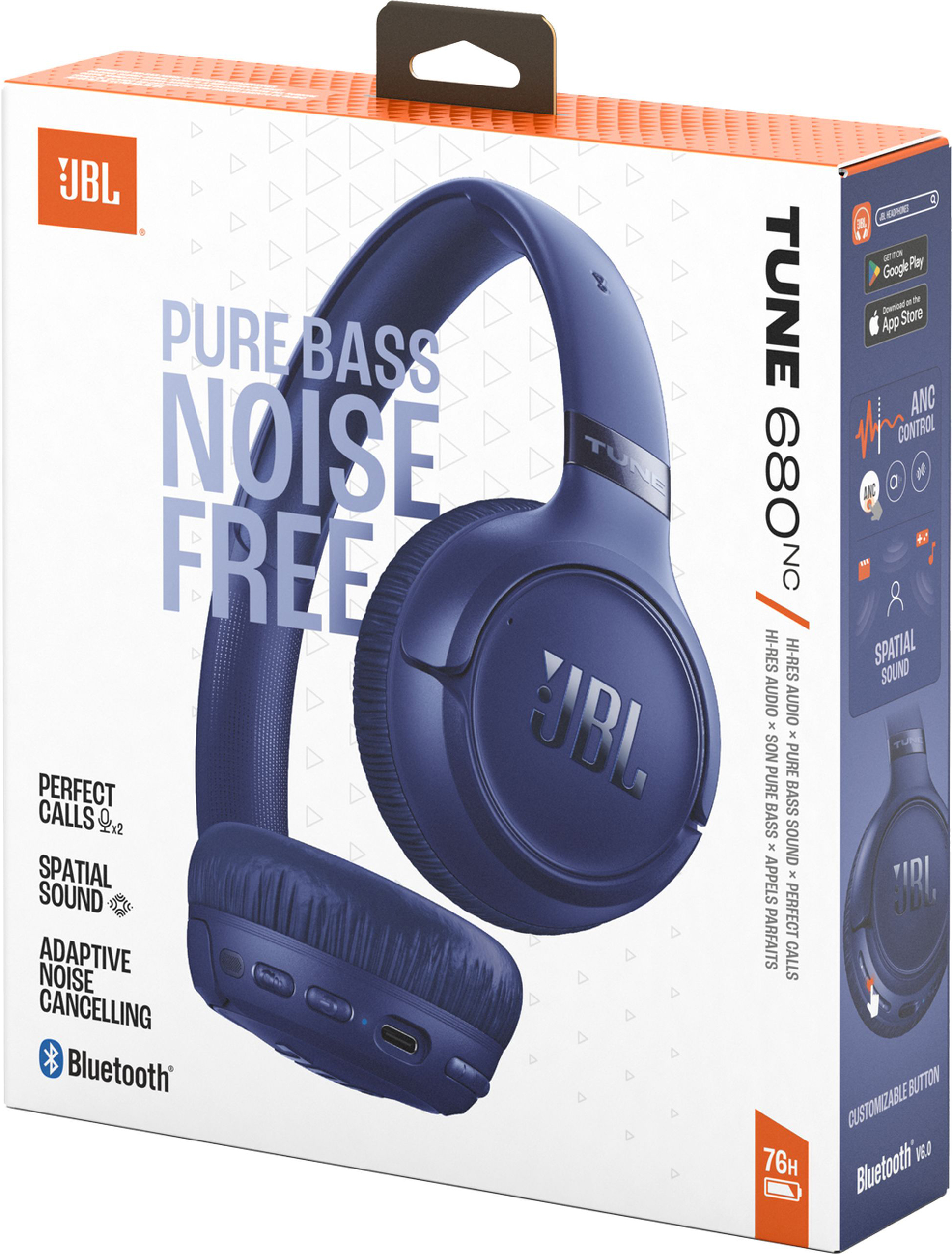 Наушники JBL Tune 680NC Blue (JBLT680NCBLU) фото 