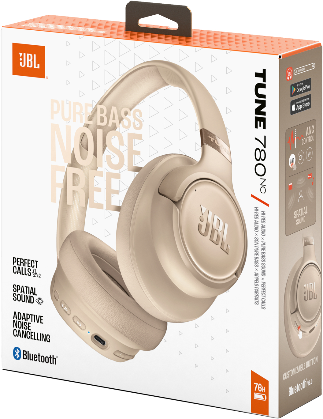 Наушники JBL Tune 780NC Beige (JBLT780NCBEG) фото 