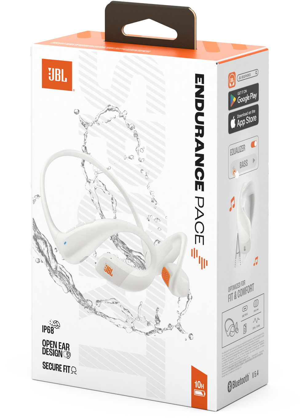 Навушники JBL Endurance Pace White (JBLENDUPACEWHT)фото