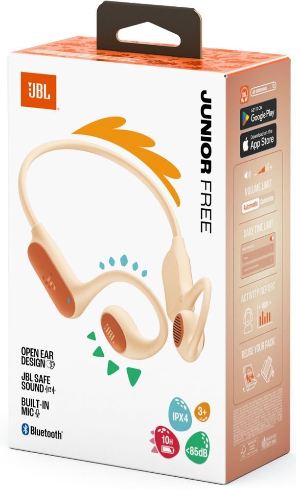 Детские наушники JBL Junior Free Peach (JBLJRFREEPEA) фото 