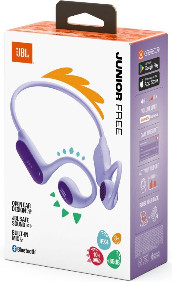 Детские наушники JBL Junior Free Purple (JBLJRFREEPUR) фото 