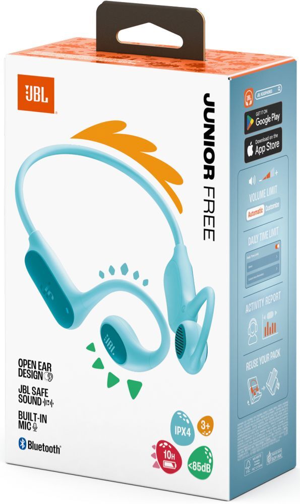 Детские наушники JBL Junior Free Teal (JBLJRFREETEL) фото 