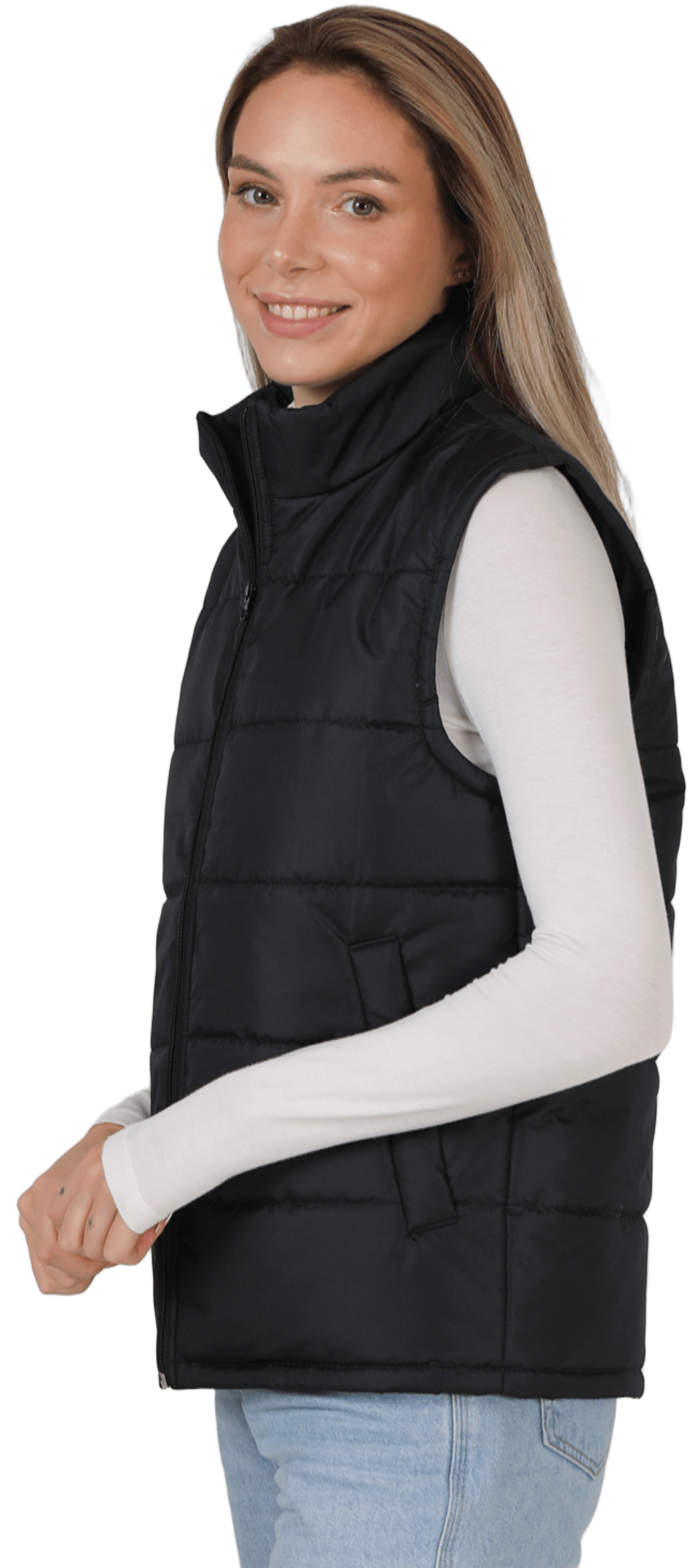 Жилет утепленный женский RAY Basic U0601W 3XL черный фото 4