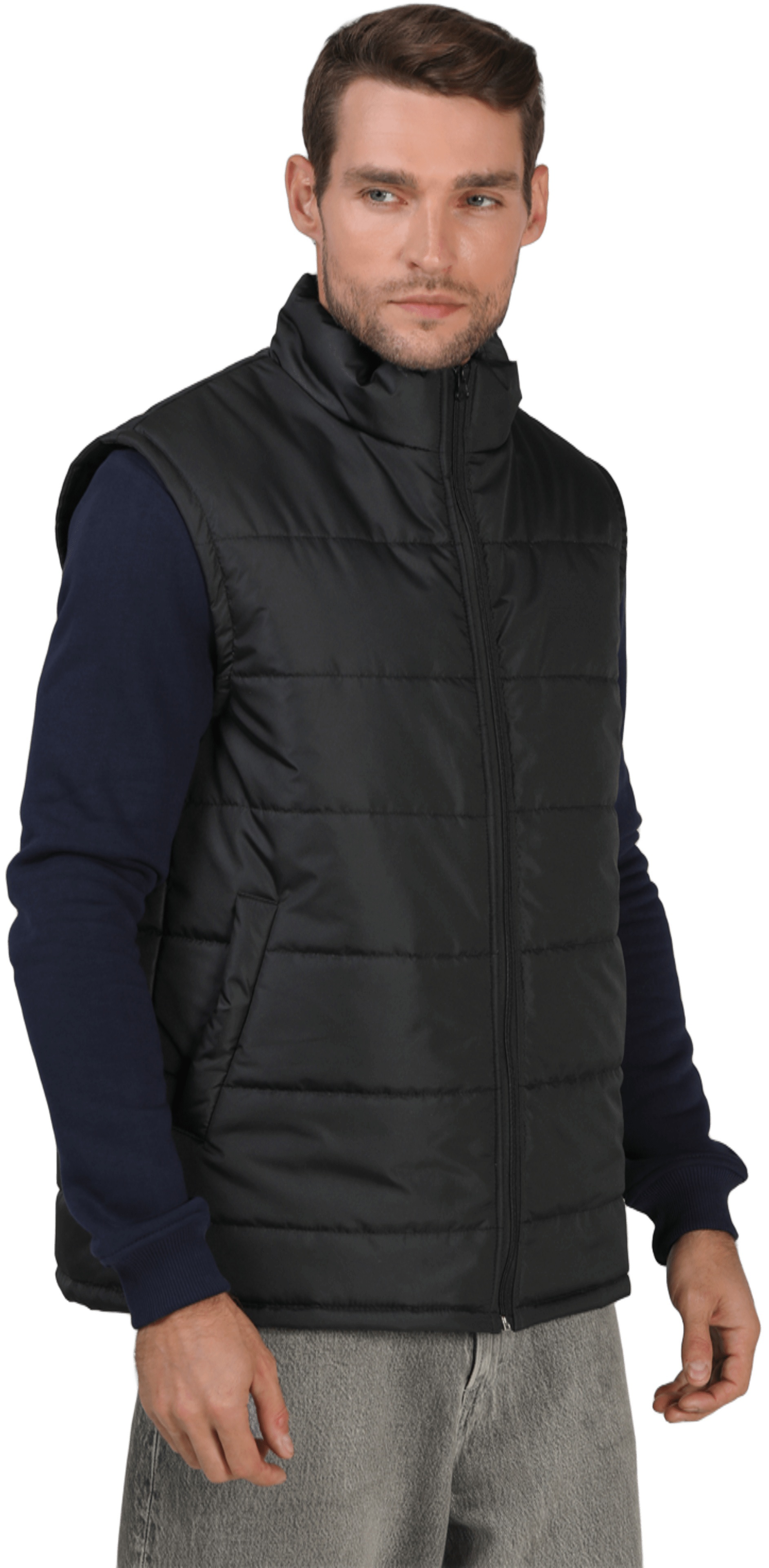 Жилет утепленный мужской RAY Basic U0601M XL черный фото 3