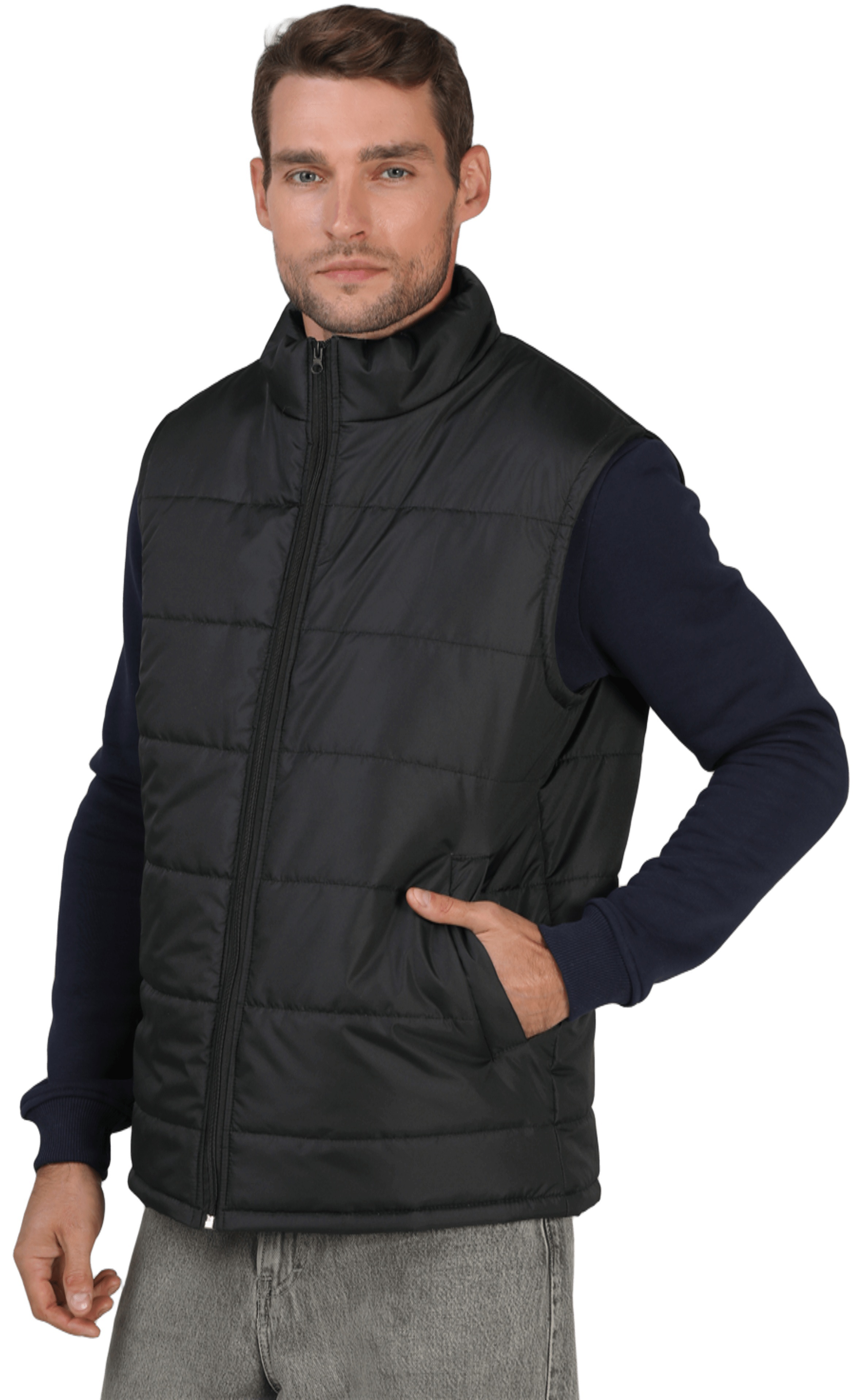 Жилет утепленный мужской RAY Basic U0601M XL черный фото 4