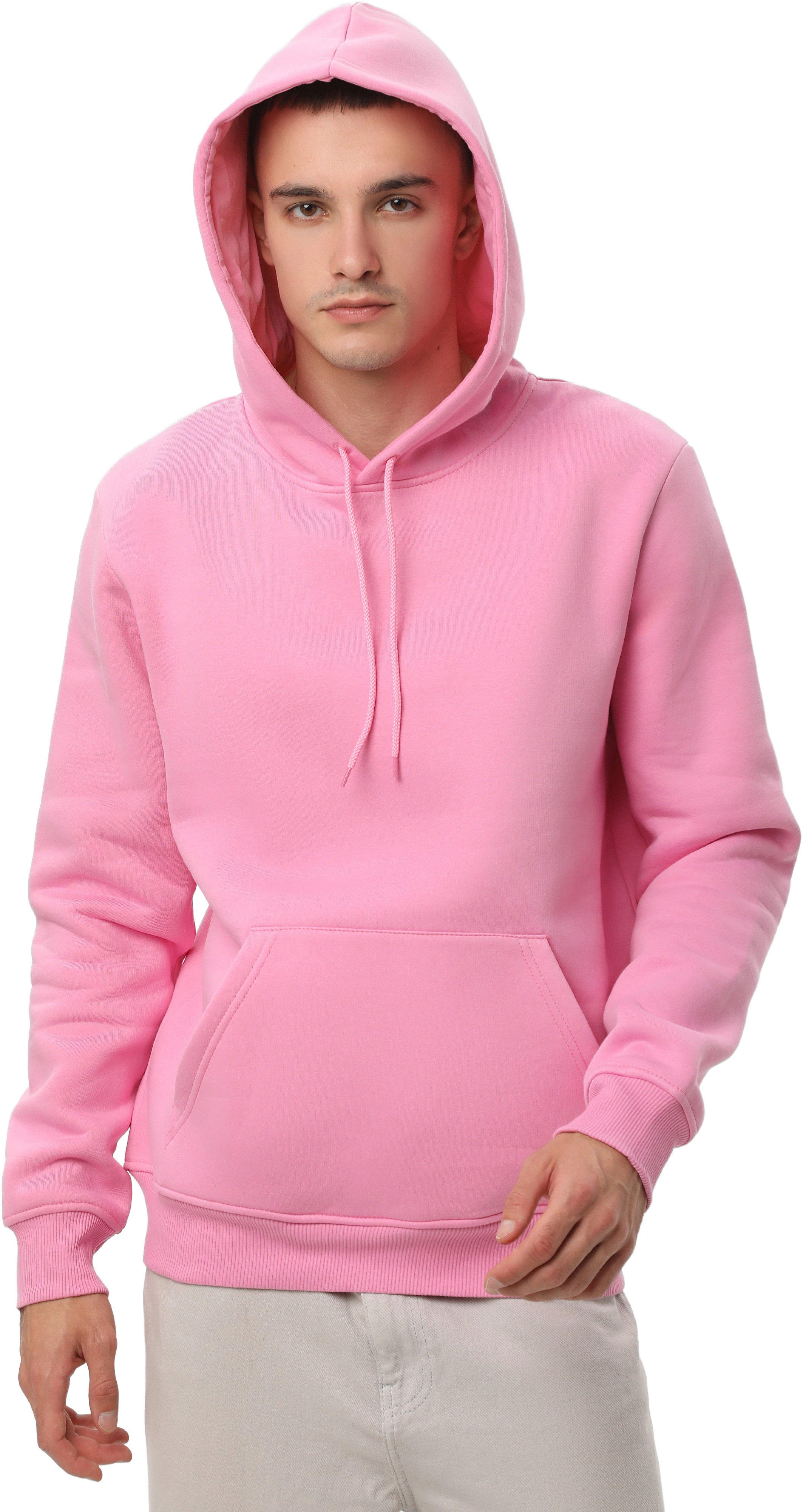 Набор худи утепленных мужских RAY Basic U0401M 3XL 2шт розовый/черный фото 10